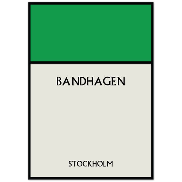 Bandhagen Stockholm Poster - 21x29.7 cm / 8x12?
