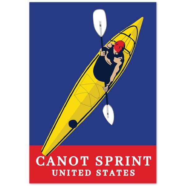 Canot Sprints United States - 70x100 cm / 28x40?