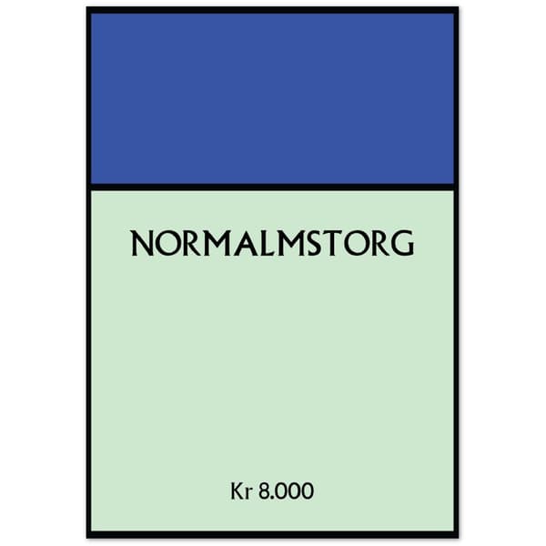 Normalmstorg Poster - 70x100 cm / 28x40?