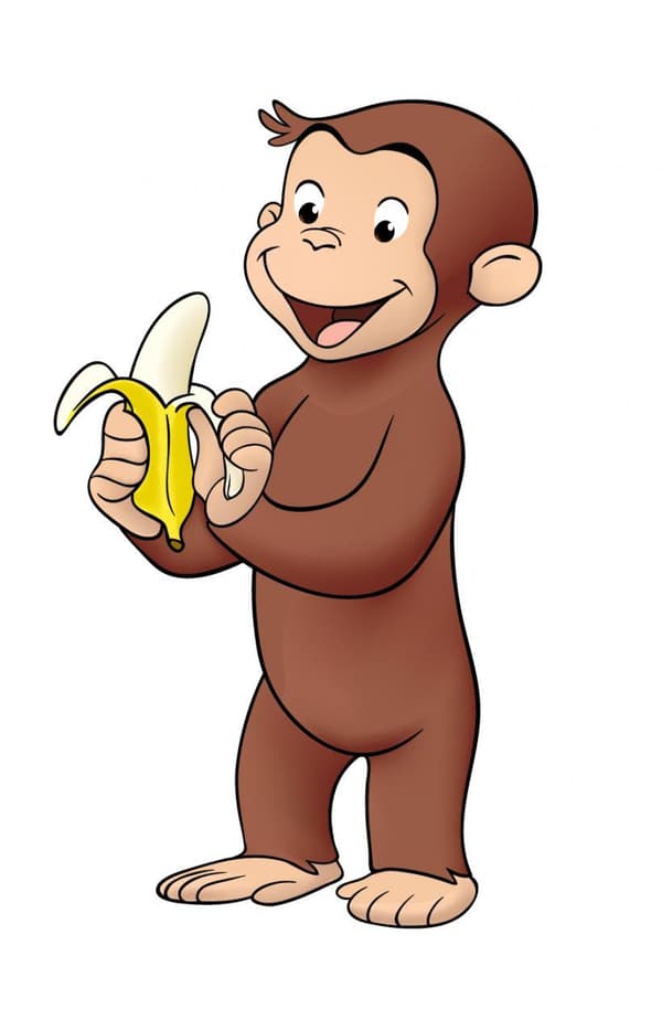 Monkey Poster for children room A4