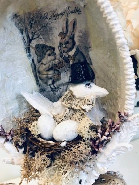 PåskeÆg på fod - 1 sæt - Paper Art