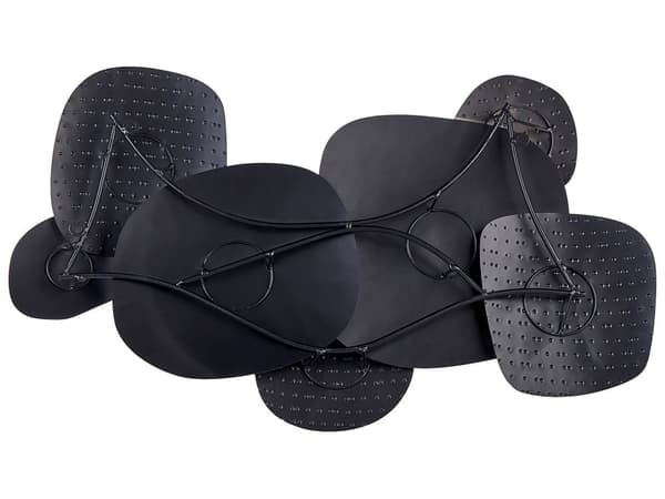 Veggdekor Svart Gull Jern Metall Geometrisk Vegg Abstrakt Glam Moderne Tilbehør