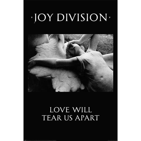 Joy Division Love Will Tear Us Apart Poster Black 91.5cm x 61cm