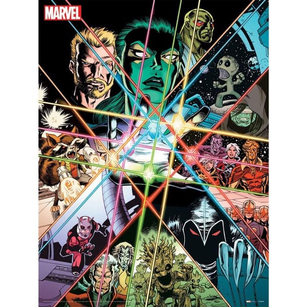 Guardians Of The Galaxy Infinite Multiversal Possibilities Print Multicoloured 40cm x 30cm