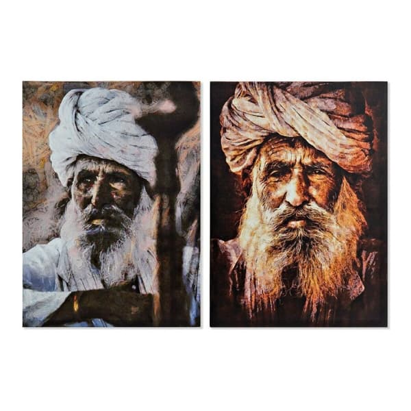 Tavla DKD Home Decor (50 x 1,8 x 70 cm) (2 antal) 50 x 1.8 x 70 cm (2 pcs)