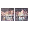 Miniatyrbild 1 av 3: Tavla DKD Home Decor Stad 80 x 3 x 80 cm Loft (2 antal)