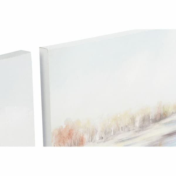 Tavla DKD Home Decor 140 x 3,7 x 70 cm Strand Medelhavs (2 antal)