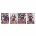 Miniatyrbillede 1 af 3: Maleri DKD Home Decor S3018134 Kolonistil (30 x 1,8 x 40 cm) (4 enheder)