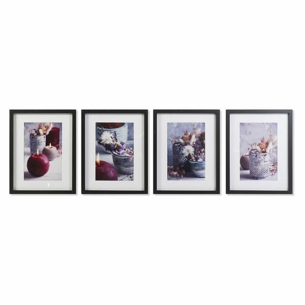 Maleri DKD Home Decor (35 x 2,5 x 45 cm) (35 x 2 x 45 cm) (4 enheder)