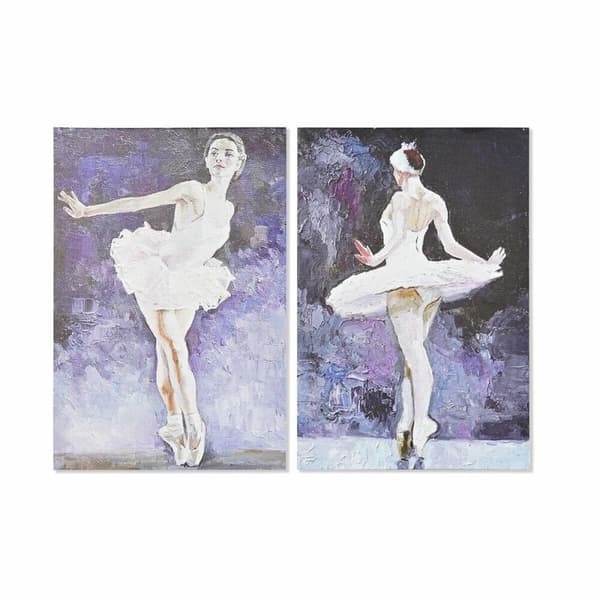 Maleri DKD Home Decor (40 x 1,8 x 60 cm) (2 enheder)