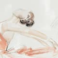 Miniatyrbillede 4 af 4: Maleri DKD Home Decor 80 x 3,7 x 100 cm Ballet ballerina Romantisk (2 enheder)