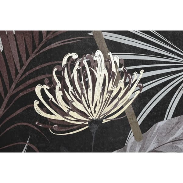 Maleri DKD Home Decor Tropisk Blad af en plante 83 x 4,5 x 122,5 cm 83 x 4,5 x 123 cm (2 enheder)