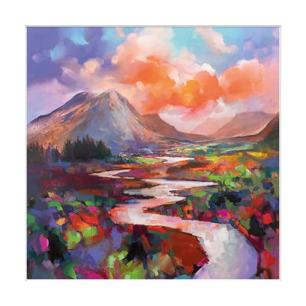 Scott Naismith Etive Flow Print Multicoloured 40cm x 40cm