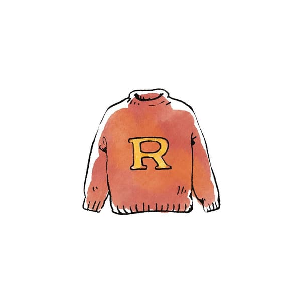 Harry Potter Ron´s Jumper Print White/Peach 30cm x 30cm