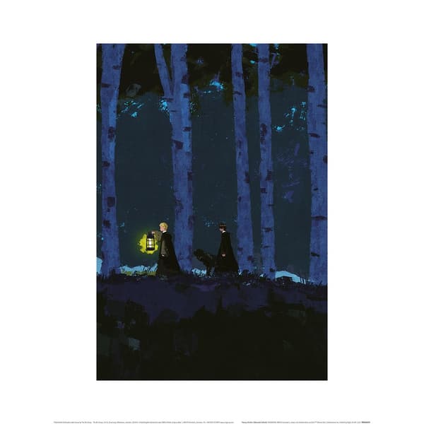 Harry Potter Skovklædt gåtur Print