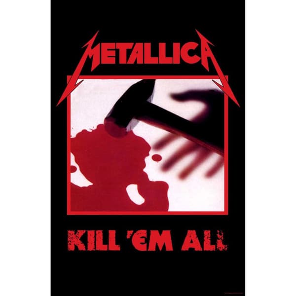 Metallica Kill Em All textil affisch