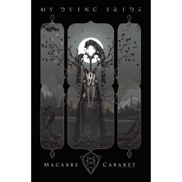 My Dying Bride Macabre Cabaret Textile Poster Black/Grey/White One Size