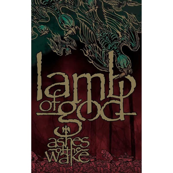 Lamb Of God Textile Poster: Ashes Of The Wake