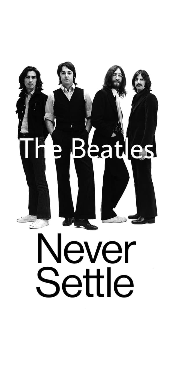 The Beatles Poster Storlek A4