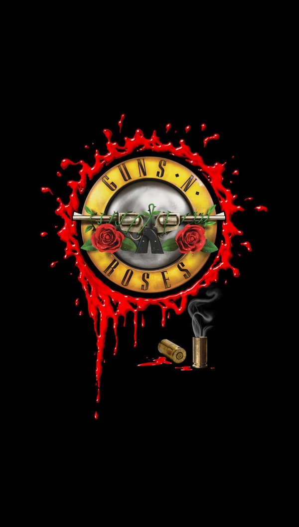 Guns and Roses Poster Storlek A4