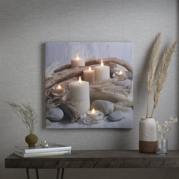 Art for the Home - Canvas LED - Serene Oasis - 60x60cm