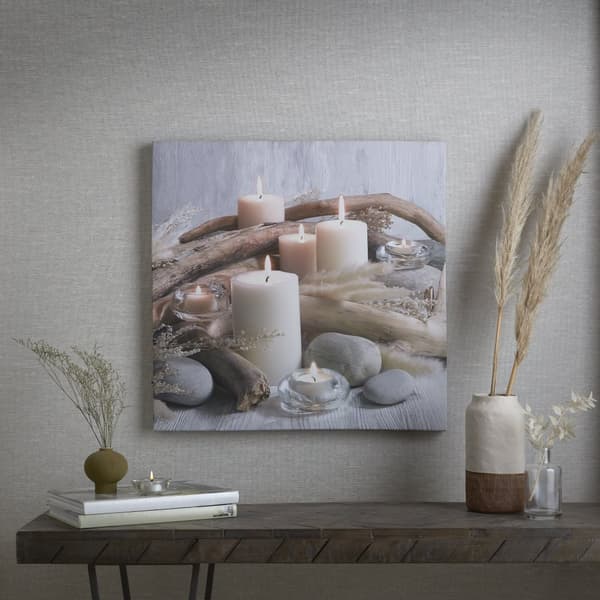 Art for the Home - Canvas LED - Serene Oasis - 60x60cm