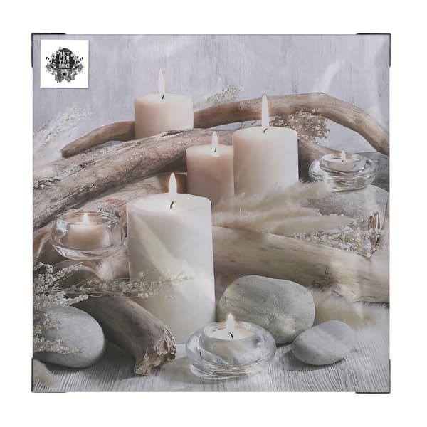 Art for the Home - Canvas LED - Serene Oasis - 60x60cm