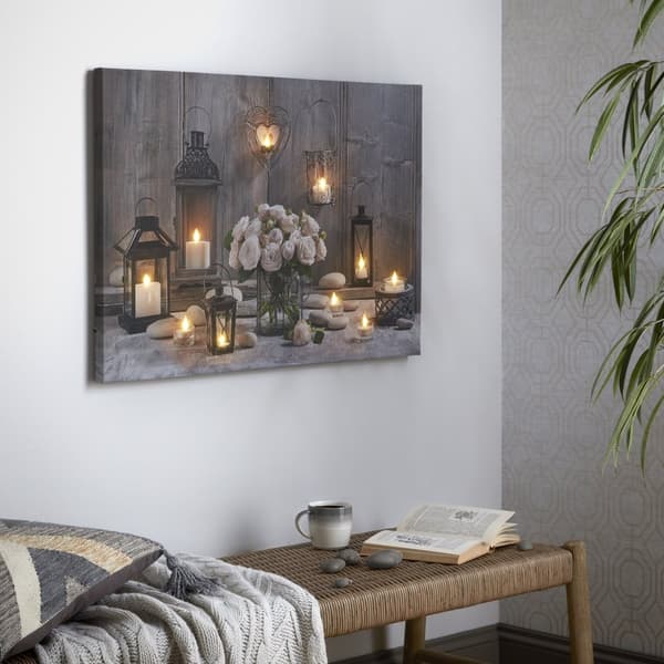 Art for the Home - Canvas LED - Hyggelys - 60x90cm