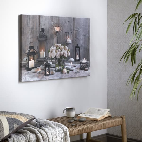 Art for the Home - Canvas LED - Hyggelys - 60x90cm