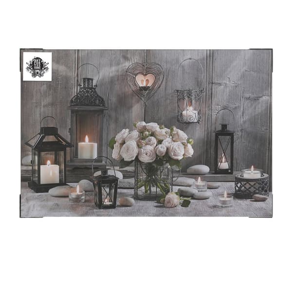 Art for the Home - Canvas LED - Hyggelys - 60x90cm