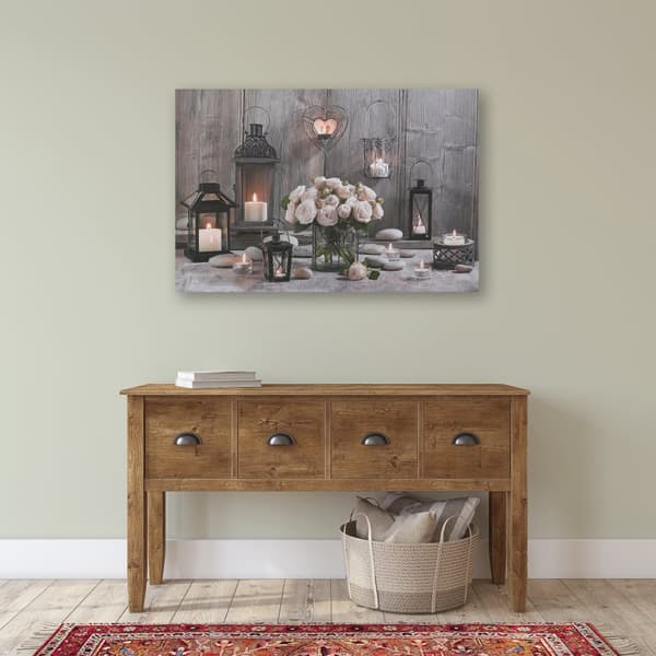 Art for the Home - Canvas LED - Hyggelys - 60x90cm