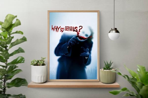 Why So Serious Joker Poster | Poster A4