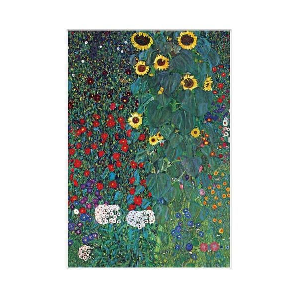 Gustav Klimt Garden Print Green 40cm x 30cm