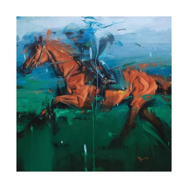 Frank Pretorius Race Horse Print