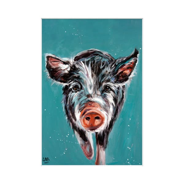 Louise Brown Piggy On The Run Print