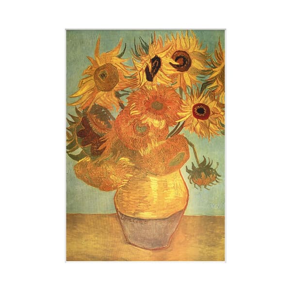 Vincent Van Gogh Print af solsikke