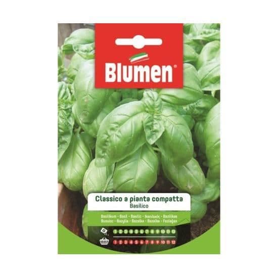 SEMI BASILICO CLASSICO A PIANTA COMPATTA BLUMEN