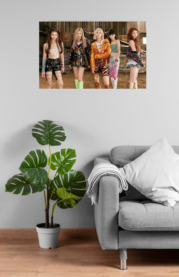 Blackpink Poster Orange Storlek A3