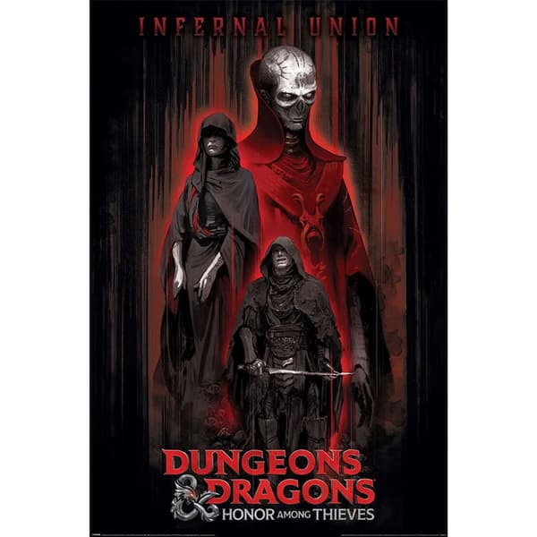 Dungeons & Dragons: Honor Among Thieves Infernal Union plakat Red/Black 91cm x 61cm