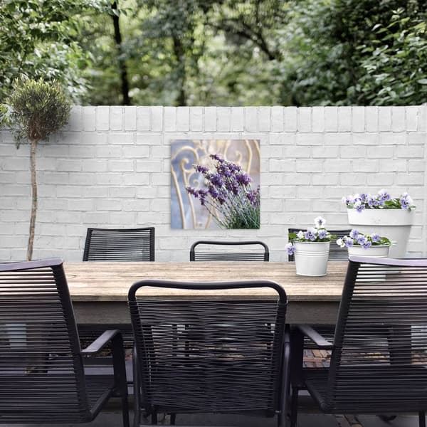 Art for the Home - Udendørs lærred - Lavendel Harmony - 50x50cm