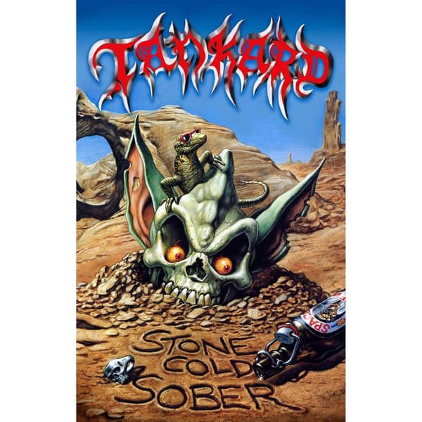 Tankard Stone Cold Sober Tekstilplakat Multicoloured 106cm x 70cm