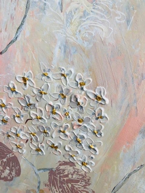 “Hortensia” – Et stemningsfuldt og poetisk maleri af Mova Art