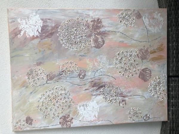 “Hortensia” – Et stemningsfuldt og poetisk maleri af Mova Art