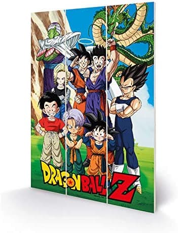 Dragon Ball Z - Unbreakable Bonds Trätryck 20 X 29,5 cm