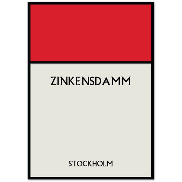 Zinkensdamm Stockholm Poster - 50X70 cm / 20X28?