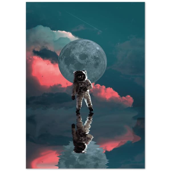 Astronaut Rymden - 50X70 cm / 20X28?