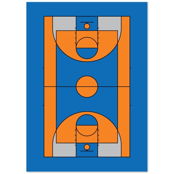 New York Basketball Court Poster - 50X70 cm / 20X28?