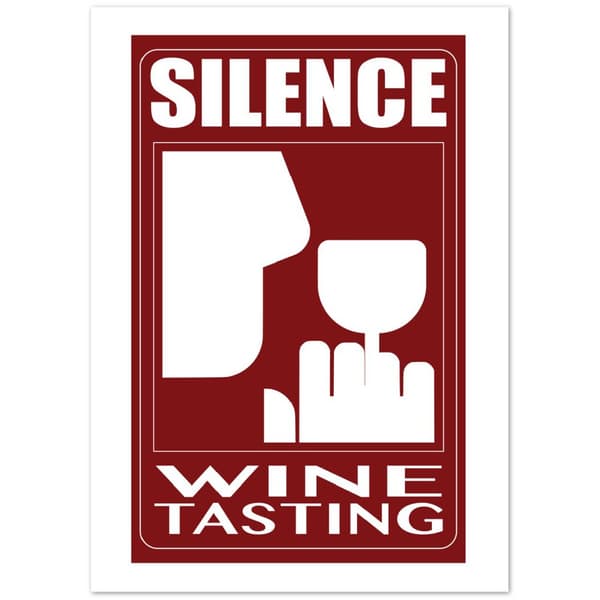 Silence Wine Tasting - 50X70 cm / 20X28?