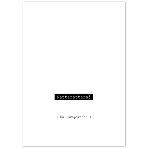 Rattarattara S�llskapsresan Poster - 50X70 cm / 20X28?