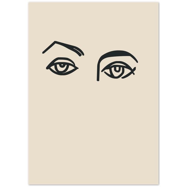 Female Eyes poster - 50X70 cm / 20X28?